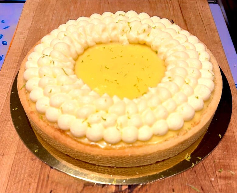 Lemon Almond Cream Tart